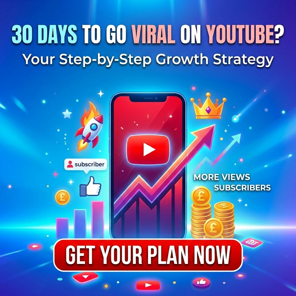 30-Day YouTube Viral Strategy – Get Noticed & Start Growing